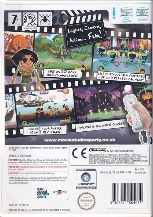 Movie Studios Party - Nintendo Wii (B Grade) (Genbrug)